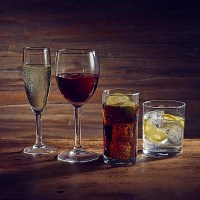 Vicrila Merly Wine Glasses & Tumblers with drinks